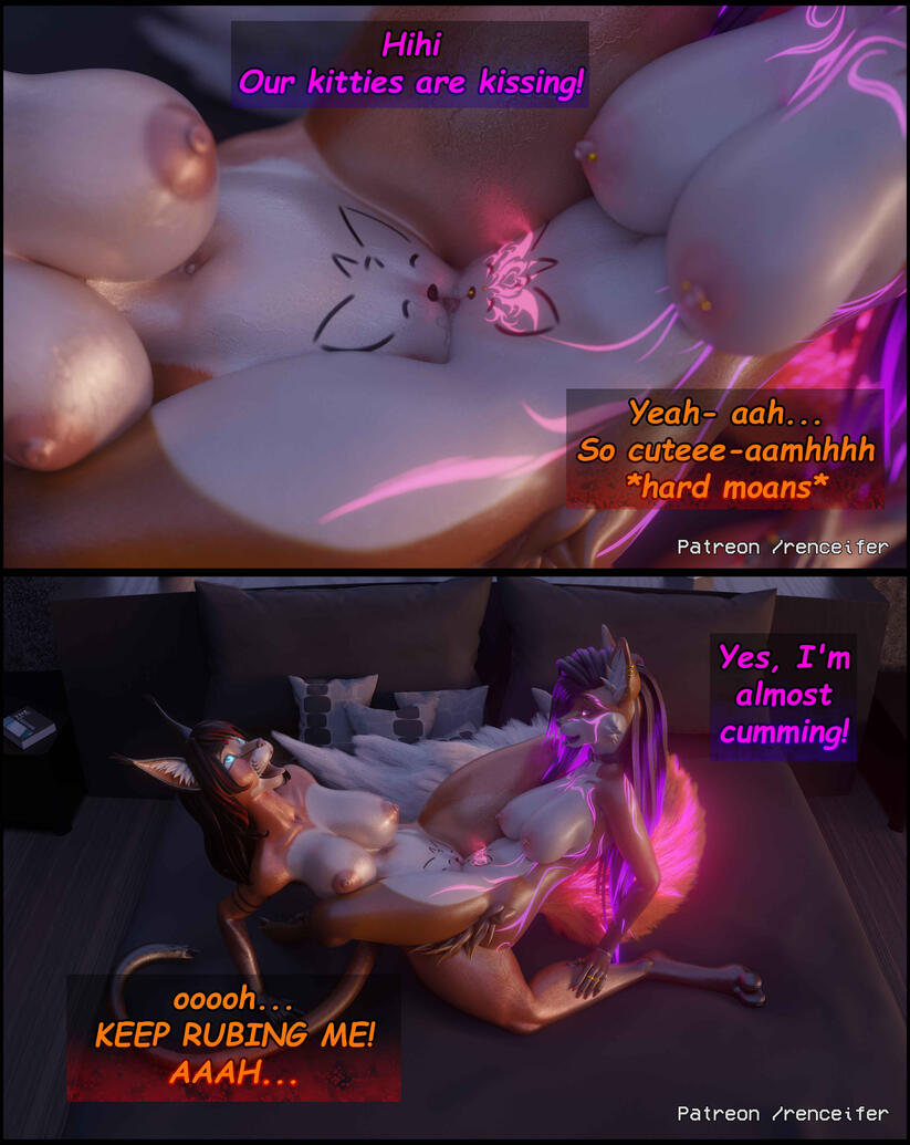 Pussy Cats Kissing